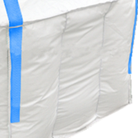 Bon prix déflecteur sac en vrac de haute qualité en gros 1000 Kg grand PP Jumbo FIBC 1.5 tonnes sac de ciment 1000 Kg PP grands sacs