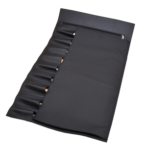 <span class=keywords><strong>Borsa</strong></span> per <span class=keywords><strong>coltelli</strong></span> da cucina con rotolamento da viaggio in pelle fatta a mano con Logo personalizzato multifunzione professionale - Product Image 6