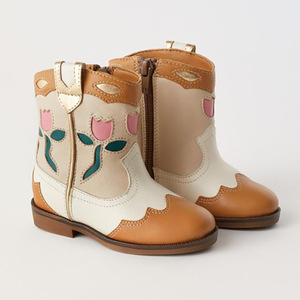 Botas Cortas de Piel Auténtica con Tacón Bajo, Estilo Retro, Dulces y Lindas, para Estudiantes, con Cierre Lateral y Logotipo Personalizado - Product Image 3