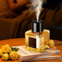 AIKUN 500ml Bouteille en verre carrée exquise Aromathérapie sans feu au parfum naturel Thanksgiving présente un ensemble de parfums sans feu