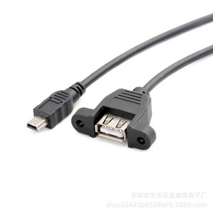 Adaptador Mini USB a USB Hembra con Orificio para Tornillo para Cable de Datos de Teléfono Móvil - Product Image 2