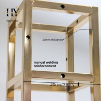 Arco Metálico Dorado Electrochapado de 3m-10 pies, Estilo Moderno y Resistente, para Bodas, Fiestas, Decoración Floral de Escenarios, Hayworth