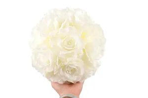 Лидер продаж, шар розы из искусственного шелка, шар для свадебного украшения, центр розы для свадебного украшения