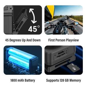 Cámara Deportiva de Alta Resolución 1080P, Montada en la Cabeza, Grabadora con Ángulo Amplio de 120°, Visión Nocturna, para Motociclismo y Fotografía Aérea, CMOS - Product Image 5