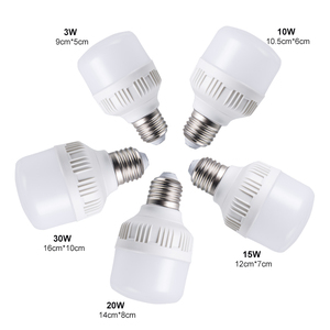 Ampoule LED <span class=keywords><strong>E27</strong></span> 5W 10W 15W 20W <span class=keywords><strong>30W</strong></span>, ampoule à économie d'énergie, 220V, large plage de tension, pour l'éclairage domestique et de bureau - Product Image 3