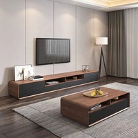 2023 nouvelle combinaison de table basse simple lumière luxe salon meuble TV