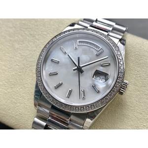 Reloj Mecánico Drioshipping con Diamantes, Acero Inoxidable, Estilo Europeo y Americano, Reloj Digital con Calendario para Hombre, Tendencia de Moda - Product Image 2