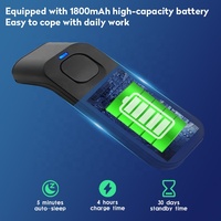 Escáner de Código de Barras 2D Portátil Bluetooth JR 1055W con Soporte Manos Libres Desmontable para Logística de Almacén