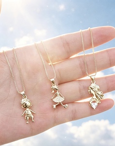 Exquisite and Fashionable Jewelry Necklace Link <b>Chain</b> Cute Kids Accessories Joyeria Pendant Necklace - Product Image 6