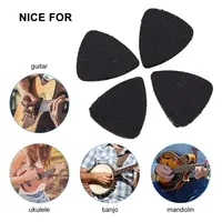 Plettro per chitarra di alta qualità in feltro di lana personalizzato Ukulele Pick minimalista 10 pezzi Set plettri per chitarra