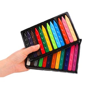 Crayons à la <span class=keywords><strong>cire</strong></span> Bview Art 12/24/36 couleurs, sans salissure des mains, crayons en forme d'arachide, crayons lavables et sûrs pour les tout-petits, ensemble <span class=keywords><strong>de</strong></span> pastels à l'huile pour enfants - Product Image 1