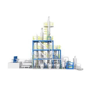 Equipment for refining and purifying waste engine oil and converting it into diesel