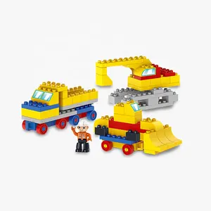 Équipe de génie urbain 90 blocs jouet garçon puzzle assemblé véhicules de construction bébé jouets