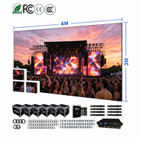 Écran LED d'extérieur P3.91 pour location, armoire 500x500mm, 5500 nits, IP65, pour concerts, scènes, événements et projets de location de décors