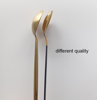 Ensemble de couverts modernes écologiques en acier inoxydable mat, résistants au lave-vaisselle, cuillères, fourchettes et couteaux en vrac pour les fêtes