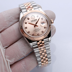 Vente en gros de montres-bracelets de luxe à mouvement 3235 de haute qualité pour hommes, mécanique automatique, acier inoxydable 904l, conception bicolore - Product Image 5