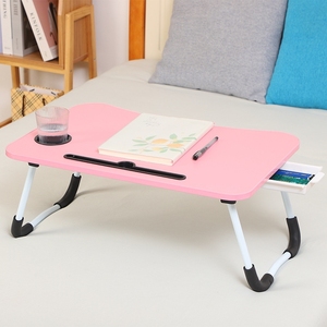 Bàn gấp với ngăn kéo bên trên giường máy tính xách tay đứng Bàn Bàn Ăn cho người lười biếng gấp bàn nhỏ - Product Image 4