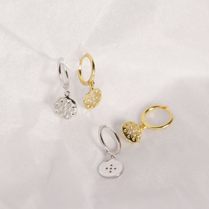 <span class=keywords><strong>Boucles</strong></span> <span class=keywords><strong>d</strong></span>'<span class=keywords><strong>oreilles</strong></span> en argent Sterling 925, breloques géométriques, pendentif étoile, pendants <span class=keywords><strong>d</strong></span>'<span class=keywords><strong>oreilles</strong></span> <span class=keywords><strong>diamant</strong></span>, créoles pour femmes - Product Image 4
