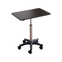 Mesa de centro móvil giratoria, mesa auxiliar para sofá con altura ajustable y ruedas con bloqueo, mesa auxiliar compacta para sala de estar y dormitorio