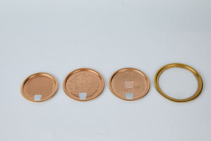 <span class=keywords><strong>Couvercle</strong></span> jetable en aluminium doré exclusif pour canettes de papier avec logo personnalisable et de qualité alimentaire - Product Image 4