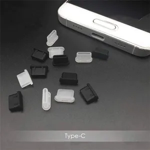 Bouchon Anti-poussière en Silicone de Type C, capuchon de protection de Port de charge USB pour Samsung Huawei Xiaomi accessoires de téléphone