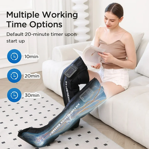 Botas de Compresión de Aire Inalámbricas para Terapia de Masaje Deportivo, Masajeador de Piernas para una Rápida Recuperación para Atletas - Product Image 5