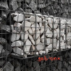 Valla soldada Gabion Holding Wall Soldado Gabion BoxGabion Cesta Jaula de alambre de piedra Valla de jardín a la venta 40*40*20cm - Product Image 6