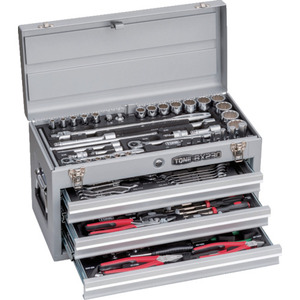 Juego de Herramientas de Reparación de Automóviles Multifuncional de Acero Inoxidable de Alta Calidad, 86 Piezas, Estuche Rígido TONE, Hecho en Japón - Product Image 3