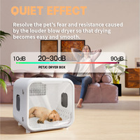Nouvel arrivage Séchoir professionnel pour animaux de compagnie avec fonction UV Salle sèche pour chien, Boîte de séchage intelligente automatique pour chat avec vent naturel