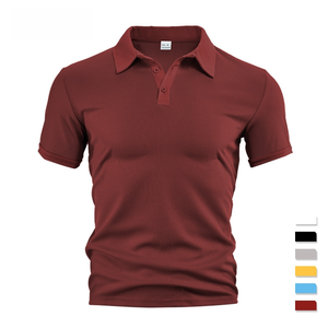 <span class=keywords><strong>Polo</strong></span> da Uomo Personalizzata OEM Americana in Maglia Waffle, Casual Sportiva con Colletto Rovesciato, Manica Corta, Traspirante, <span class=keywords><strong>Taglie</strong></span> <span class=keywords><strong>Forti</strong></span> - Product Image 1