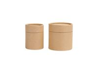 Emballage de tube de papier de nourriture de boîte de cylindre de carton de Kraft de luxe avec pour le thé et le café