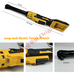 Kunci Pas Ratchet Elektrik Industri Tanpa Kabel DeWalt 20V <span class=keywords><strong>3</strong></span>/8\" Leher Panjang Torsi Tinggi untuk Perbaikan Mobil dengan Daya Baterai - Product Image 3
