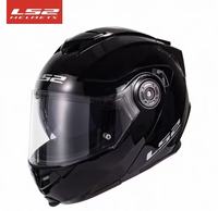 Casque Moto LS2 FF345 Double Visière Anti-Buée pour Hommes Femmes Toutes Saisons Doublure en Mousse Convient pour l'Hiver