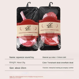 Giocattolo per Cani Divertente Simulazione Carne Interattiva Innovativa Bistecca Tomahawk Simulata Fiocco di Neve di Manzo - Product Image 5