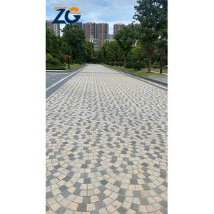 ZGSTONE su misura naturale di pavimentazione in pietra per esterni in granito modello di mattoni vialetto che pavimenta in pietra a rete pavimenta ciottoli per strada - Product Image 6