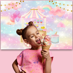Andy ar hop heme ackdrop, CE Ream, ollipop, Weet Aby irthday Andy arty - Product Image 2
