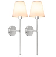 Appliques murales sans fil rechargeables avec télécommande, ampoules détachables RGB et à intensité variable, fonction de minuterie