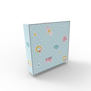 Cérémonie <span class=keywords><strong>de</strong></span> nom vente en gros, boîte <span class=keywords><strong>de</strong></span> bonbons bleu pour bébé garçon, Design <span class=keywords><strong>de</strong></span> douche, papier <span class=keywords><strong>doux</strong></span> fenêtre yeux gelée gomme boule à paupières avec compartiment - Product Image 6
