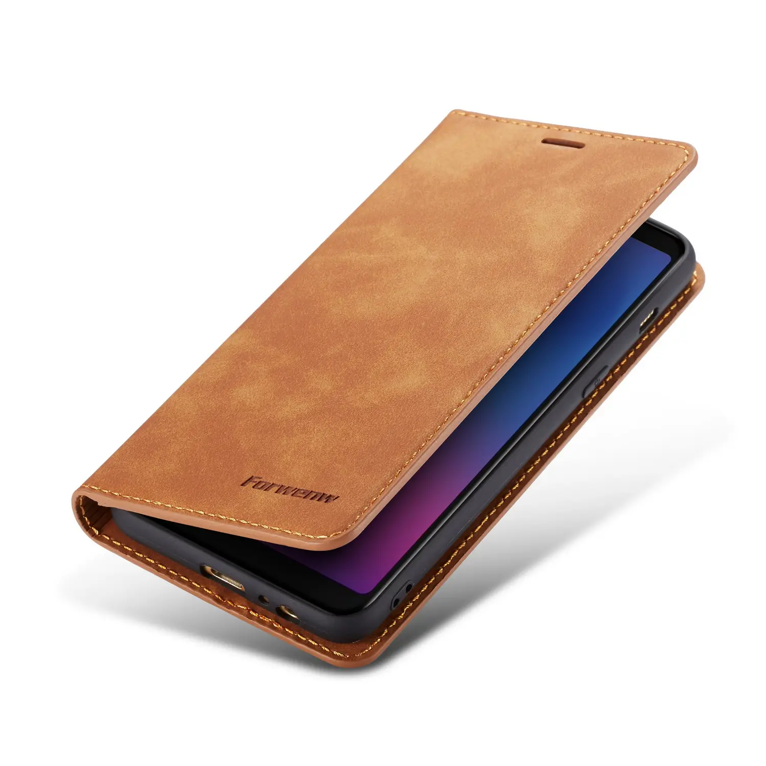 Dompet Kulit Pu Casing Ponsel untuk Redmi 9 9A Sampul Sampul Dompet Flip Buku Telepon dengan Tempat Kartu Penahan Redmi 9C 9T