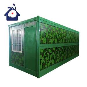 Contenedor prefabricado plegable portátil barato de 20 pies, casa prefabricada plegable para vivir, contenedor plegable para el hogar - Product Image 1