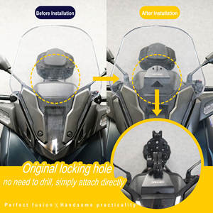 Soporte de teléfono para parabrisas montado en el centro de modificación de motocicleta al por mayor para Yamaha Xmax300 - Product Image 6