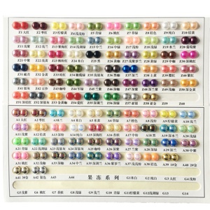 หยานถัว ขายส่ง ลูกปัดพลาสติก ABS <span class=keywords><strong>สี</strong></span> AB แบบหลังแบน ครึ่งวงกลม ขนาด 2-14 มม. สำหรับทำเครื่องประดับผม DIY - Product Image 6