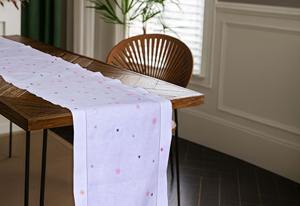 Chemin de table en lin Starlight |   Linge de table 100% lin naturel de qualité supérieure, écologique et réutilisable, design élégant à motifs étoilés - Product Image 2