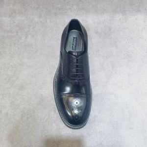 <strong>Brogue</strong> Carved Leather Dress Shoes for <strong>Men</strong> Large Size Formal Business Style for Office Career Winter Spring &amp; Autumn Use - Product Image 2