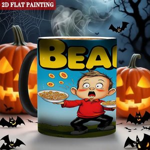 Taza de Cerámica Beano Comic de 11 oz, Sensible al Calor, Cambia de Color - Product Image 6