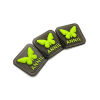 Écussons en PVC et caoutchouc 2D 3D personnalisés avec fermeture auto-agrippante, badges de marque personnalisés pour vêtements, vestes, sacs à dos