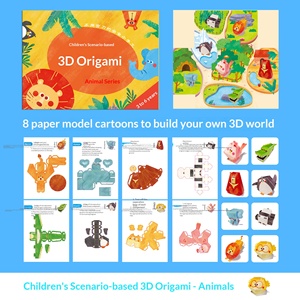 <span class=keywords><strong>Libro</strong></span> de Manualidades de Papel 3D para Niños Pequeños, Kit de Proyectos de Arte para el Desarrollo de la Creatividad y el Aprendizaje Temprano - Product Image 6