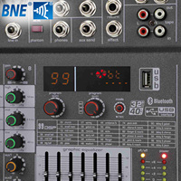 Console de mixage audio professionnelle 8 voies MX8, égaliseur 7 bandes, Bluetooth, 8 canaux, avec 99 effets numériques DSP, carte son audio