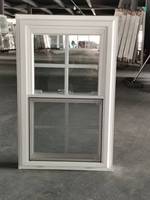 Fenêtre à double battant en PVC sur mesure, verre trempé enduit, certifiée Energy Star, insonorisée, pour remplacement extérieur de maison