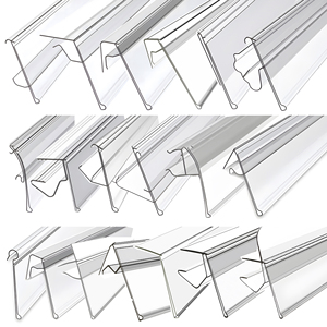 Prodotto a buon mercato supermercato vendita al dettaglio di plastica Pvc etichetta acrilica etichetta dati adesiva <span class=keywords><strong>porta</strong></span> prezzo per scaffali - Product Image 3
